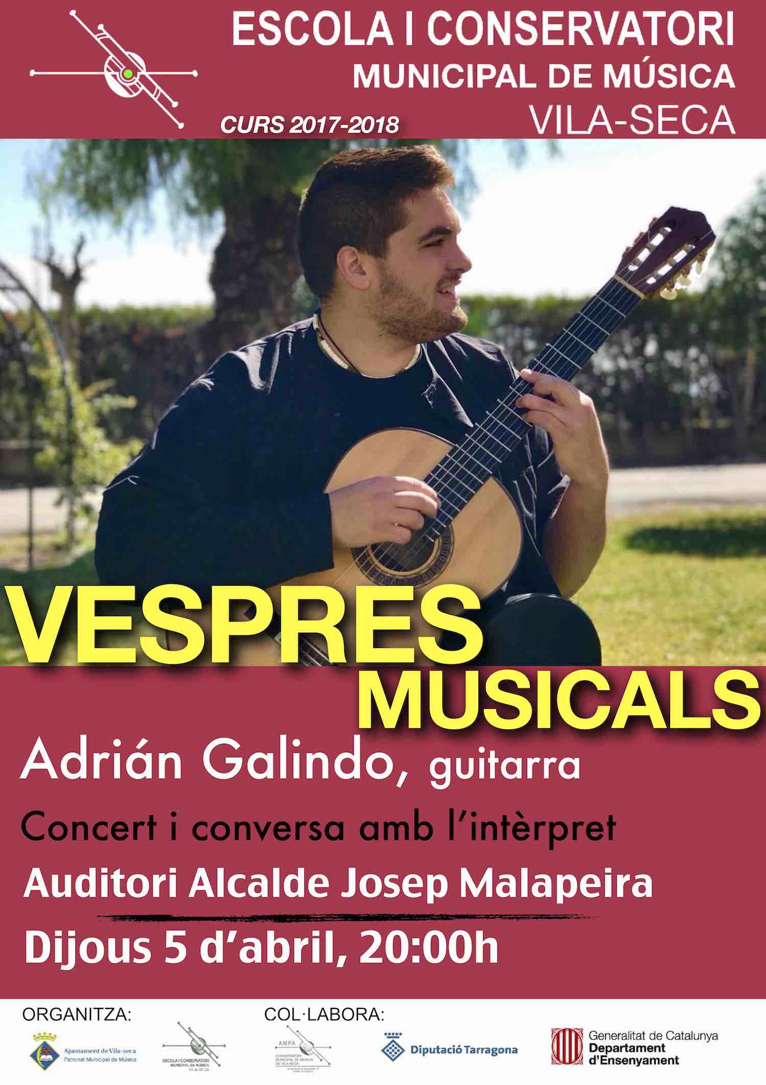 Torna el cicle Vespres Musicals